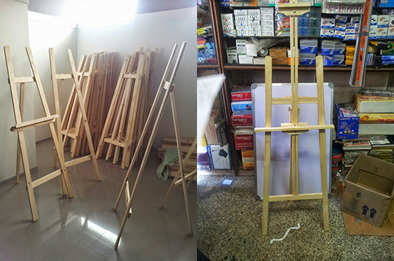 Tripod Wooden Stands